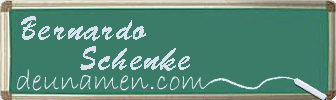 Bernardo Schenke Visitenkarte
